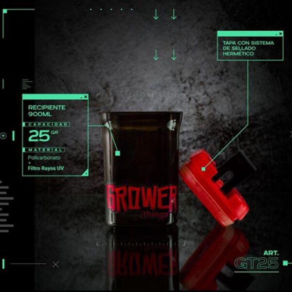 FRASCO GROWER THINGS hermetico filtro uv 25gr