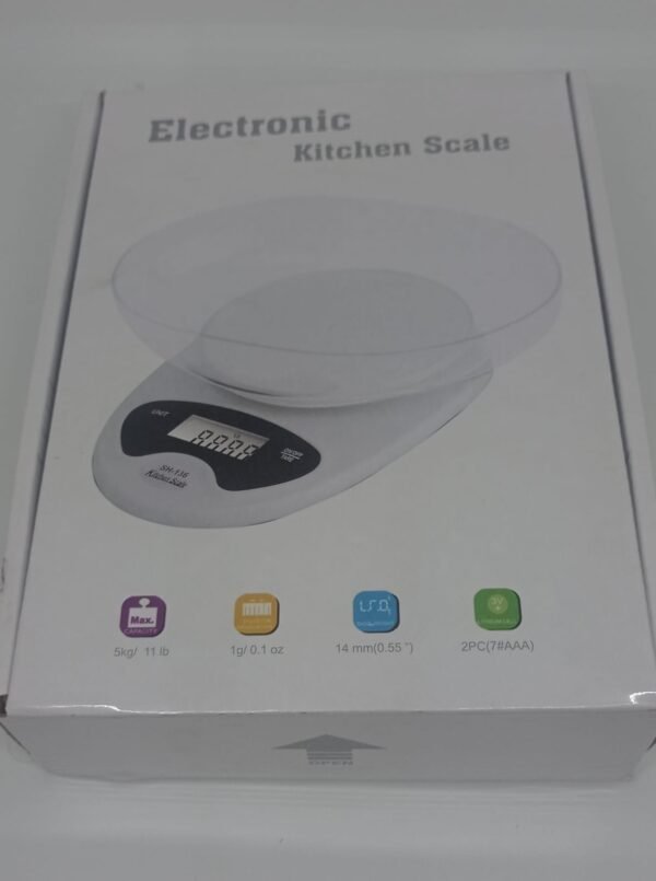 Balanza Digital  Electrónica Con Bowl 1gr soporta 5kg