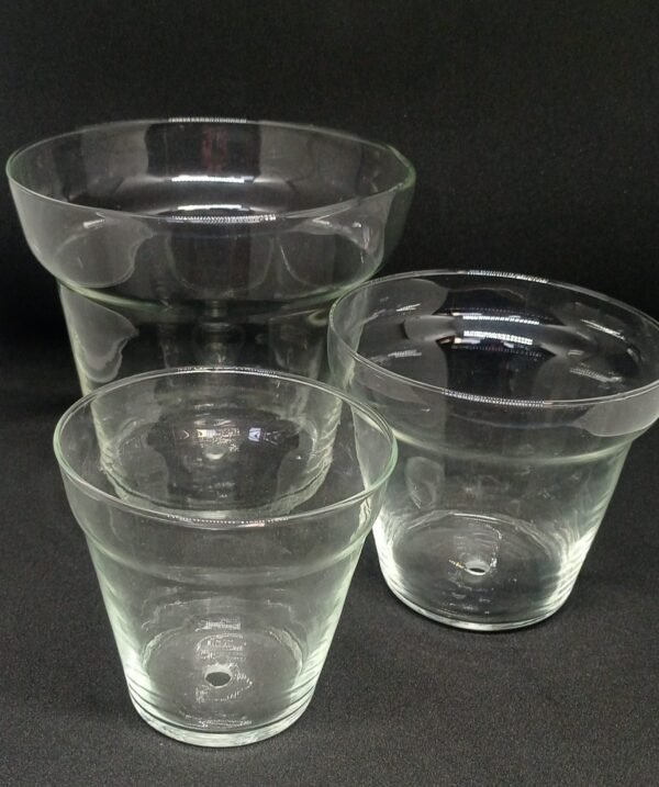 Macetas de vidrio