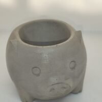 MACETA CEMENTO CERDITO